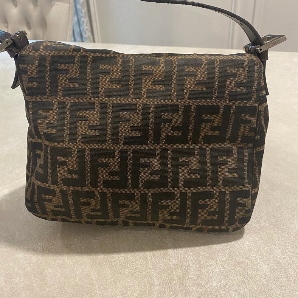 🖤🤎Fendi Zucca Mama Baguette Double flat 🤎🖤 - Picture 3 of 14